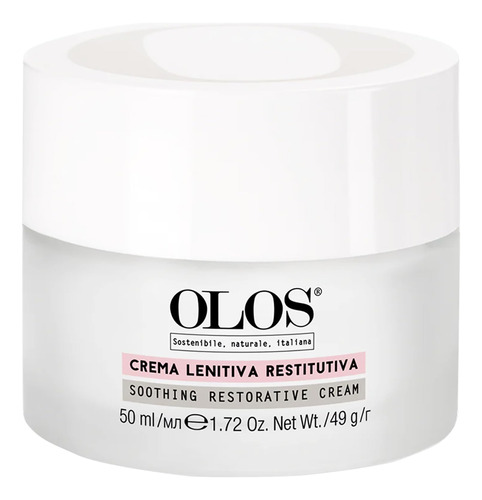 Olos Crema Reparadora Calmante, 1.7 Oz - Hidratante Facial -