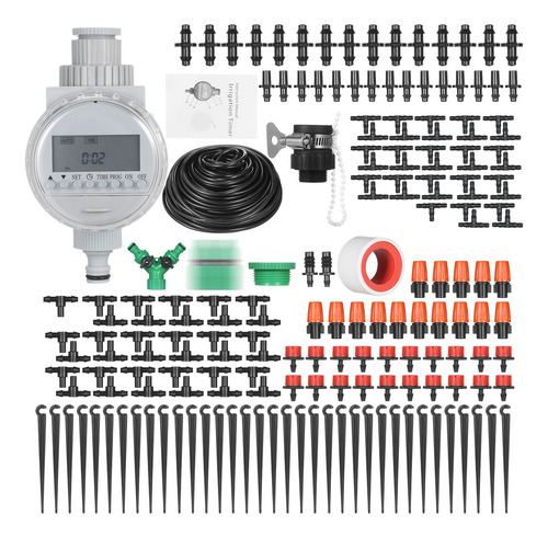 Kit De Riego, Sistema De Césped, Goteros Para Plantas Y Pati