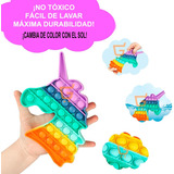 Push Pop It Juguete Sensorial Antiestrés Cambia De Color