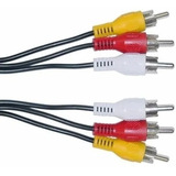 Cable Audio Video 3 Rca Macho A 3 Rca Macho 1.5 Metros