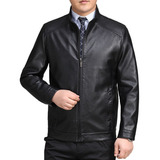 Chamarra Piel Biker Impermeable Hombre Rompevientos