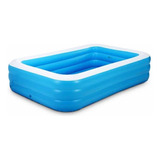 Piscina Inflable Familiar Rectangular 150cm Piscina Exterior