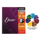 Cuerdas Guitarra Acustica 11-52 Elixir 11027
