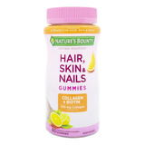 Natures Bounty Hair Skin Nails Gummies Colageno Biotin 80u