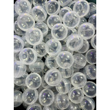 100 Capsulas Esferas De 2 Pulgadas  Chiclera Transparentes