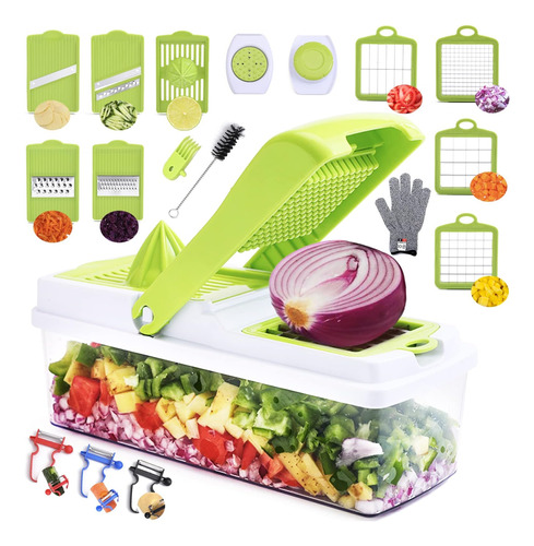 Rtmaxco Mandoline Slicer Dicer Vegetable Chopper, Peeler, Fo