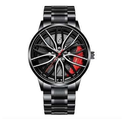 Reloj Disco Llanta Rin Calipers Metal Cuarzo Moda Hombre | Meses sin interés