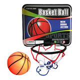 Cesta De Basquete Infantil Brinquedo Mini Tabela Com Bola