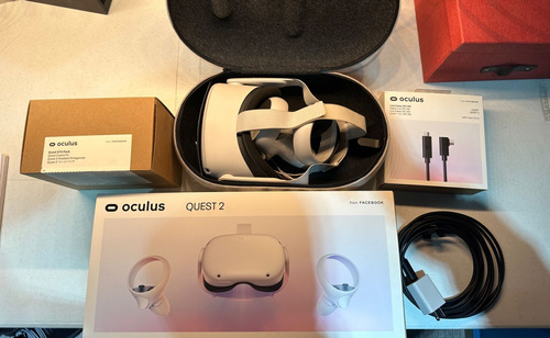 Oculus Quest 2 256 Gb Realidad Virtual En Blanco + Accesorio
