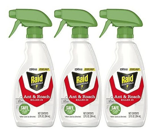 Repelente De Plagas - Raid Essentials Botella De Spray Para 