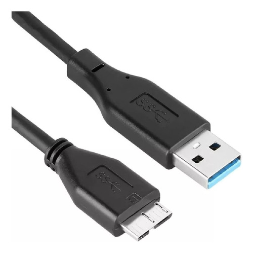 Cable Usb 3.0 Disco Duro Externo Macho A B Micro Hdd 65 Cm