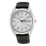 Seiko Sur447p1 Analógico, Negro/blanco, A Rayas