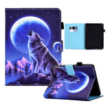 Funda De Costura Night Wolf Para Amazon Kindle Paperwhite 4/