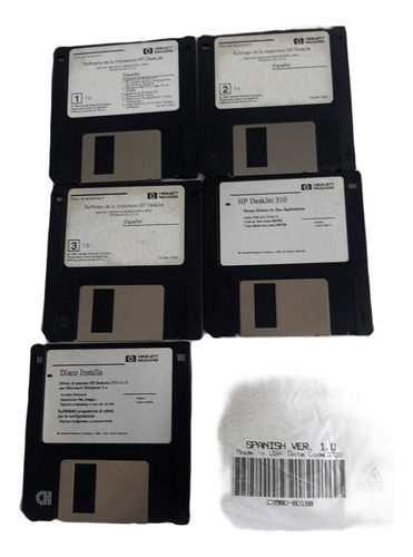 Diskettes De Instalación Impresoras Hp-epson Stylus Vintage