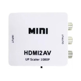 Mini Adaptador Conversor De Hdmi Para Composto Av/rca