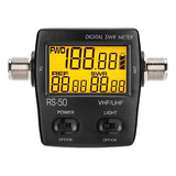 Digital Vhf / Uhf 125-525mhz Watt Meter Swr Meter Portable S