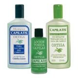 Shampoo Cabello Grasos + Enjuague + Locion Capilatis Ortiga