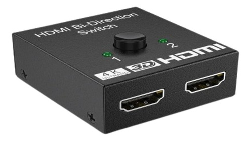 Conmutador Switch Hdmi 2x1 4k Bidireccional Full Hd 