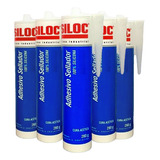 Adhesivo Siloc Silicona 100% Cura Acetica Blanco 280g  X 6u