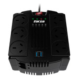 Estabilizador De Tensión Forza 1200va Fvr-1202usb-a 220v