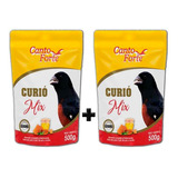 Kit 2 Ração Curió Mix Super Premium - 500gr - Canto Forte
