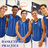 Geyoga 24 Pack Pinnies Scrimmage Vests Practice Jersey For M