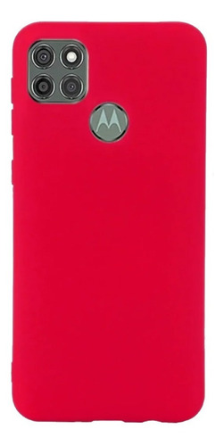 Silicone Case Cover Y Vidrio 9h Para Motorola G9 Power 