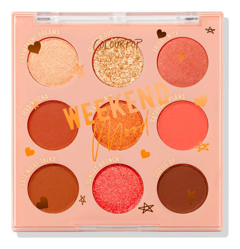 Weekend Mood - All The Mems Paleta De Sobras Colourpop