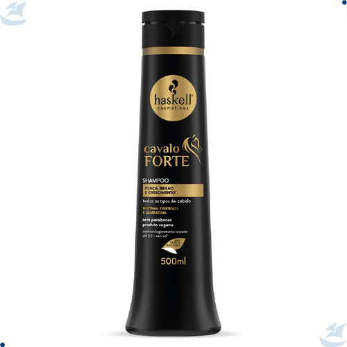 Haskell Cavalo Forte Shampoo 500ml Crescimento Capilar Fios