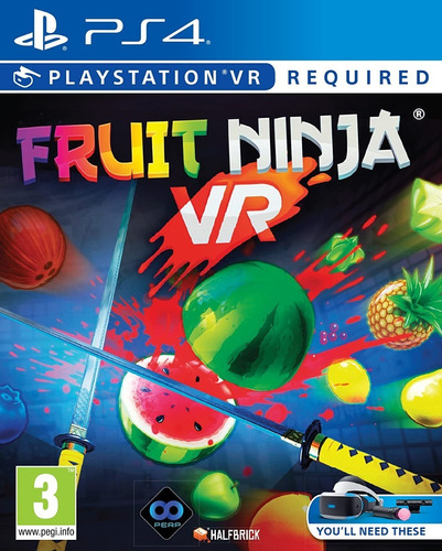 Fruit Ninja Vr Para Ps4 Nuevo