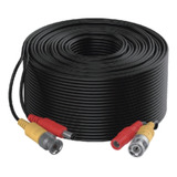 Cable Coaxial Siames (mini Rg59) + Alimentación 20 Metros De
