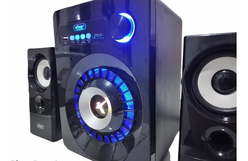 Mini System Caixa De Som Bluetooth Usb Sd Led Fm 16w Knup