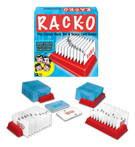 Rack-o, Juego De Cartas Estilo Retro