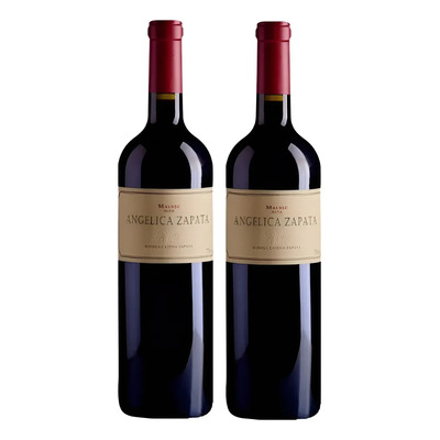 Kit 2 Vinho Tinto Argentino Angélica Zapata Malbec Alta Garrafa 750ml | Frete grátis