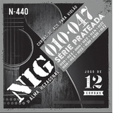 Encordado Guitarra Acustica 12 Cuerdas 010 N440 Nig