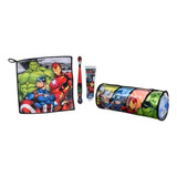 Set Dental Avengers - Pasta Y Cepillo Dental, Toalla Estuche