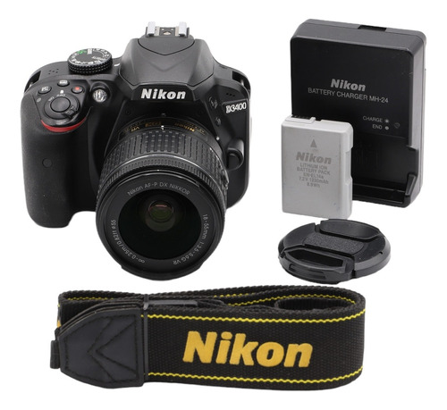 Cámara Digital Réflex Nikon D3400 Con Lente 18-55mm 