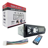 Radio Auto Bluetooth Usb +control Remoto Fm, Sd, Aux 12 Volt