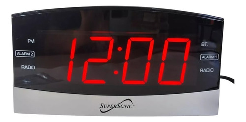 Reloj Radio Bluetooth Portátil Despertador Grabadora Estéreo