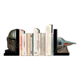 Mandalorian Sujeta Libros Organizador Soporte Dvd Unicos