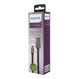 Cable Micro Usb Philips Cuero 1.2 Mt Reforzado Recubierto 