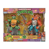 Playmates Tortugas Ninja Vintage Raphael Vs. Triceraton 2pk