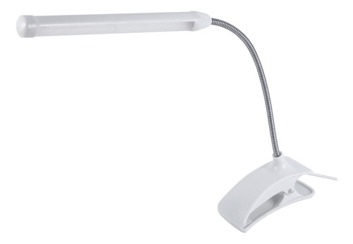 Pinza Usb Para Lectura Con 12 Led, 12 Led, Color Blanco Y Ne