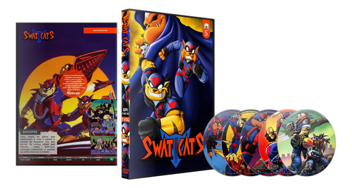 Dvd Swat Kats O Esquadrão Radical Série Completa Dual Áudio