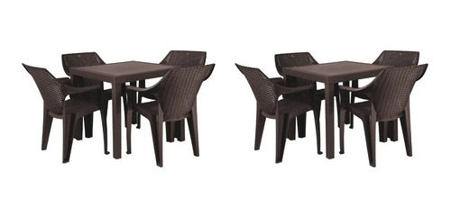 Set 60 Sillas 15 Mesas Rattan Ideal Para Interior Y Exterior