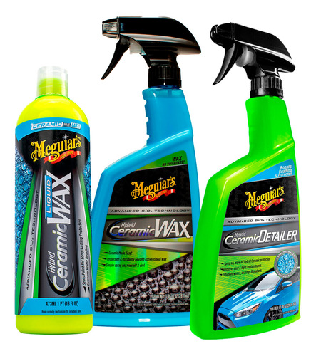 Kit Cera Para Protección De Pintura 3 Pzas Meguiars Regalo