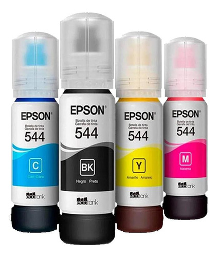 Tinta Epson Original X 4 T544 /65ml/l110 3110 3210 3150 3250