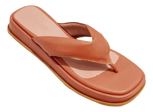 Flat Mavie Flatform Plataforma Caramelo Tendência