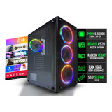 Torre Gamer Rgb Amd Ryzen 5 5600g + 16gb + Ssd M2 500gb @pd