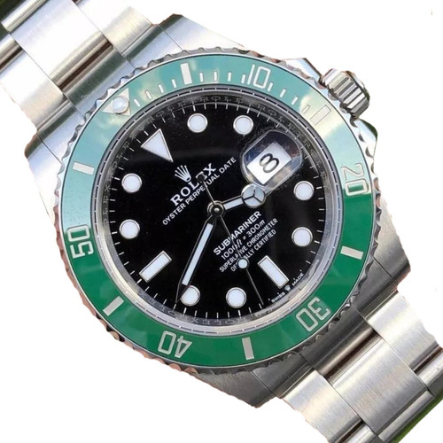 Relógio Rolex Submariner Kermit Base Eta 3035 Sem Caixa